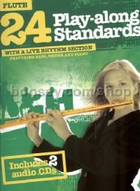 Play Along Standards (24) + Rhythm Section Flute