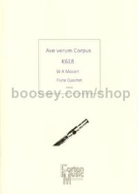 Ave Verum Corpus K618 - Flute Quartet