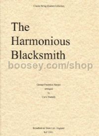 Harmonious Blacksmith (string quartet score)