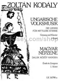 Hungarian Folk Music, Vol.I (Voice & Piano)