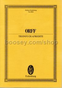 Trionfo Di Afrodite (SSTTb Soli, SATB & Orchestra) (Study Score)