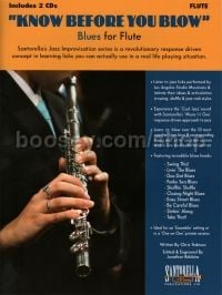Know Before You Blow Blues - for Flute (Bk & CD)