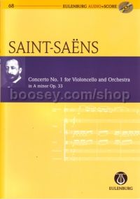 Concerto No.1 for Violoncello in A Minor, Op.33 (Violoncello & Orchestra) (Study Score & CD)