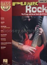 Bass Play Along 08: Punk Rock (Bk & CD)