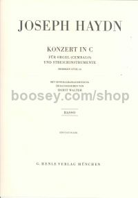 Concerto for Organ in C Major, Hob.XVIII:10 (Basso Continuo Part)