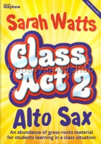 Class Act 2 Alto Sax - student copy (Bk & CD)