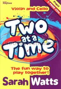 Two At A Time - violin & cello pupils (Bk & CD)