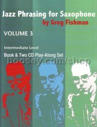 Jazz Phrasing For Saxophone vol.3 (Bk & CD)