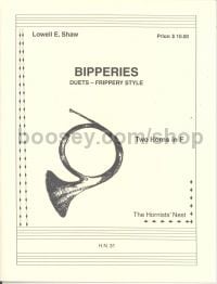 Bipperies - duets-frippery style (for 2 horns in F)