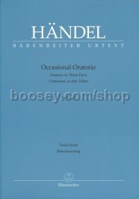 Occasional Oratorio, HWV 62 (Vocal Score)