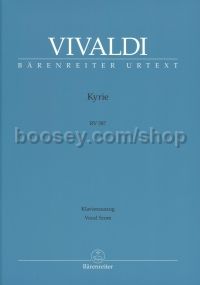 Kyrie Rv587 Latin Vocal Score