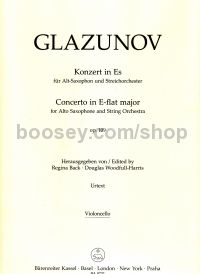 Concerto for Eb Alto Sax & Orchestra, Op.109 (Violoncello Part)