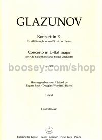 Concerto for Eb Alto Sax & Orchestra, Op.109 (Double Bass Part)