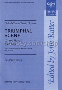 Triumphal Scene (Grand March) from Aida (Vocal score) SATB & piano/orchestra