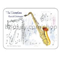 Placemats Set: Saxophone Design (Set of 4)