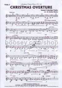 Christmas Overture (violin 2 part)