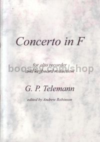 Concerto in F TWV 51:F1 (treble recorder)