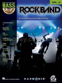 Bass Play Along 21 Rock Band (Bk & CD)