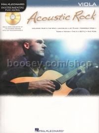 Acoustic Rock Instrumental Play Along Viola (Bk & CD)