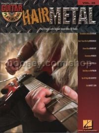 Guitar Play Along 35: Hair Metal (Bk & CD)