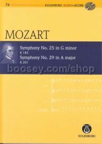 Symphonies Nos.25 & 29 (Orchestra) (Study Score & CD)