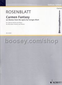 Carmen Fantasy for clarinet/violin & piano