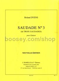 Saudades No.3 (dedicated to Francis Kleynjans) from "Trois Saudades Pour Guitare"