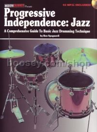 Progressive Independence Jazz Drums (Bk & CD)