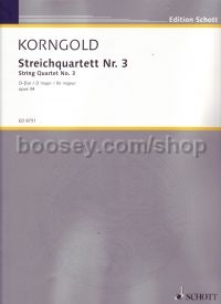 String Quartet No 3 (score & parts)