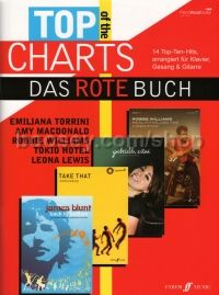 Top Of The Charts: Das Rote Buch! (Piano, Voice & Guitar)
