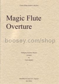 Magic Flute Overture (arr. string quartet) score