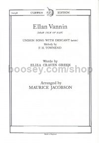 Ellan Vannin (unison song with descant)