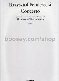 Cello Concerto No.2 (cello & piano score)