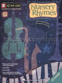 Jazz Play Along 134 Nursery Rhymes (Bk & CD)