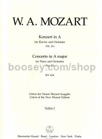 Concerto for Piano No. 12 in A (K.414) Violin I