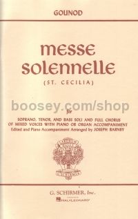 Messe Solennelle St Cecilia (vocal score)