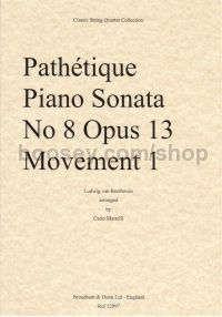 Pathetique Piano Sonata (arr. string quartet) parts