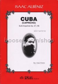 Cuba (Capricho): Suite Espanola Op. 47 No. 8 for two guitars