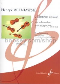 Mazurkas De Salon (2) Op 12 for violin & piano