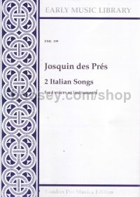 Italian Songs (2) for 4 recorders