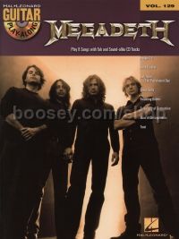 Guitar Play Along 129 - Megadeth (Bk & CD)