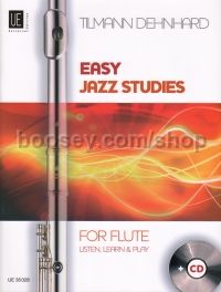 Easy Jazz Studies for Flute (Book & CD)
