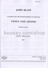Venus and Adonis (Original Version) - Chorus