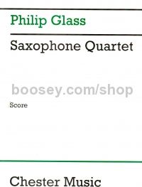 Saxophone Quartet (score)