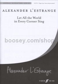 Let All The World In Every Corner (Brass Ensemble, Percussion SATB & Organ)
