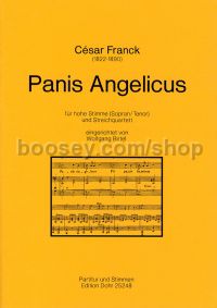 Panis Angelicus - High Voice & String Quartet (score & parts)