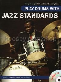Play Drums With... Jazz Standards (BK & CD)