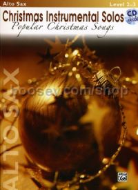 Christmas Instrumental Solos: Popular Christmas Songs For Alto Sax (Book & CD)