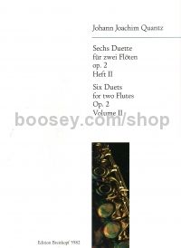 Duets (6) Op 2 Vol 2 (ed. Braun) 2 flutes