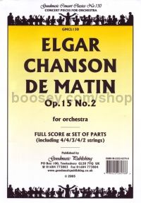 Chanson De Matin - Score & Parts pack